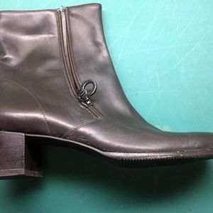 Ferragamo, CASBA boots, mustang calf, 4cm heel, brown